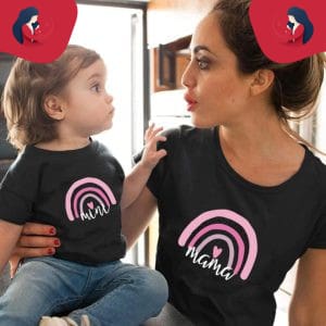 T-Shirt Coordonné Maman Et Fillette