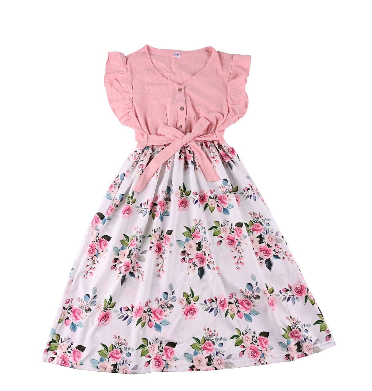Robe Longue Florale Assortie Mère Et Fille – Image 4