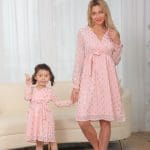 Robe De Soirée Assortie Pour Mère Et Fille