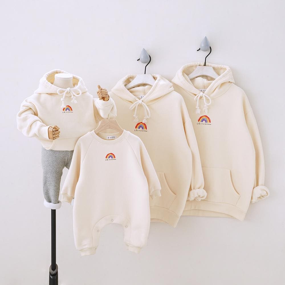 Sweatshirt Arc-En-Ciel Familial