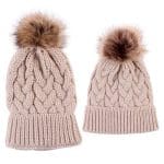 Bonnet Assorti Famille Beige