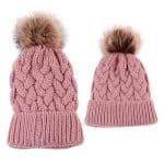 Bonnet Assorti Famille Rose