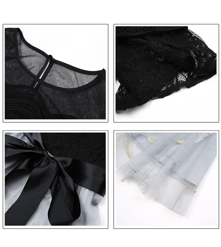 Robe Soirée Assortie Mère Et Fille Avec Perles – Image 3