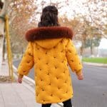 Manteau Assorti Mere Fille Jaune