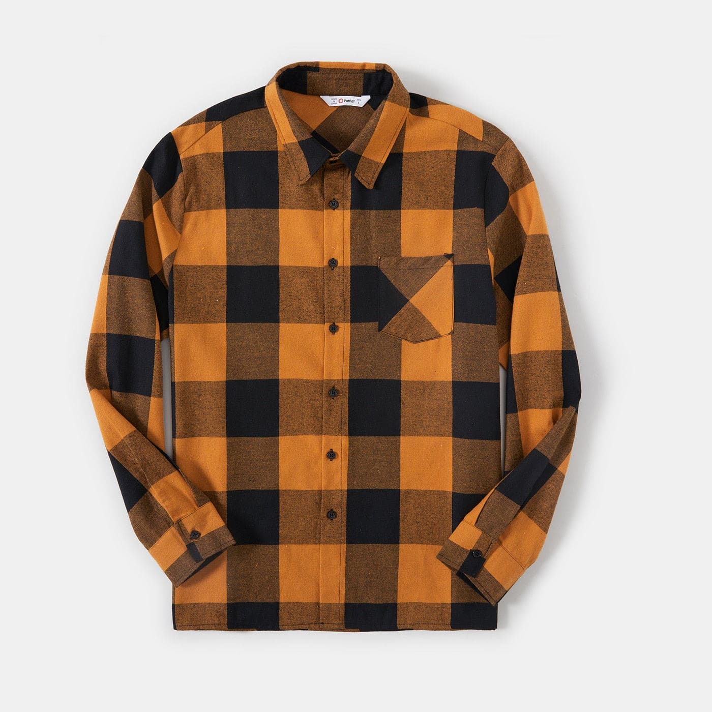 Ensemble Vestimentaire À Motif Écossais Couleur Moutarde – Image 4