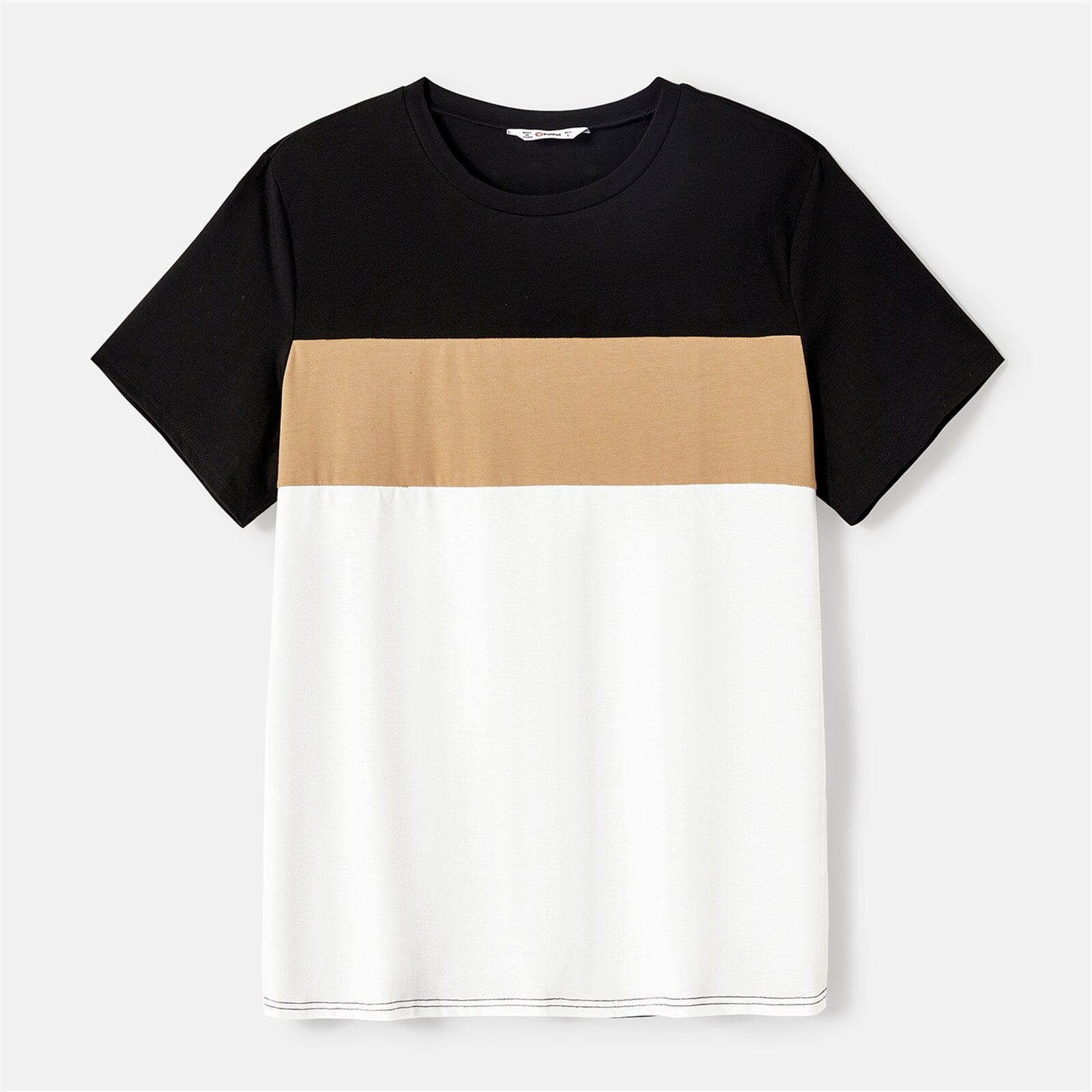 Ensemble De Vêtements Coordonnés En Noir, Blanc Et Beige – Image 5