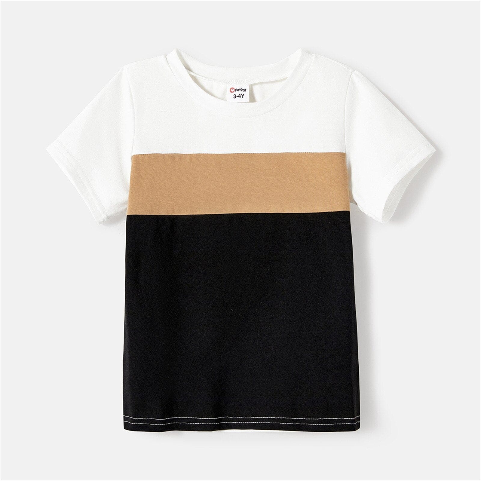 Ensemble De Vêtements Coordonnés En Noir, Blanc Et Beige – Image 4