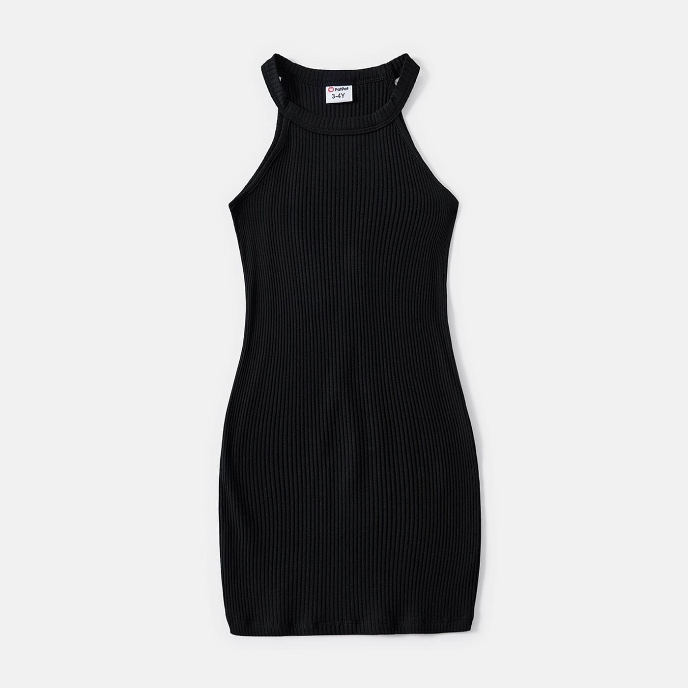 Robe Mère Et Fille Assorties En Noir – Image 4