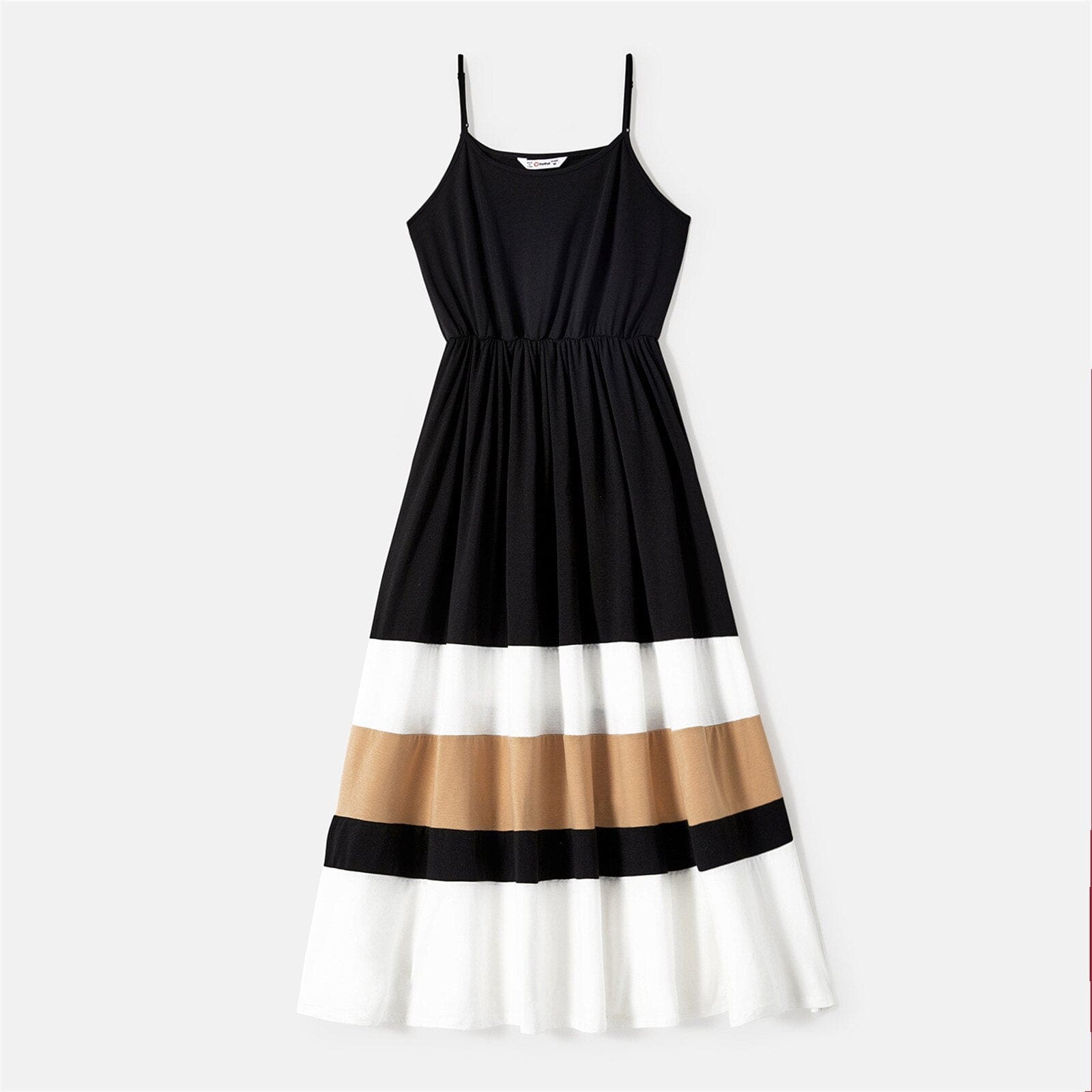 Ensemble De Vêtements Coordonnés En Noir, Blanc Et Beige – Image 7