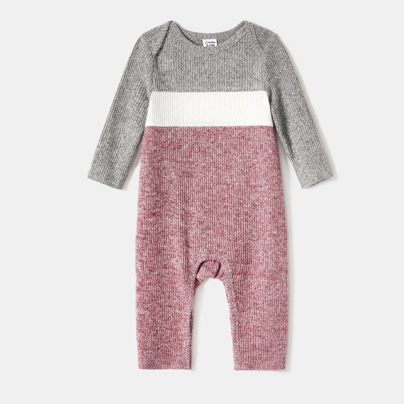 Ensemble De Tenues Coordonnées À Lignes Roses Et Grises – Image 6
