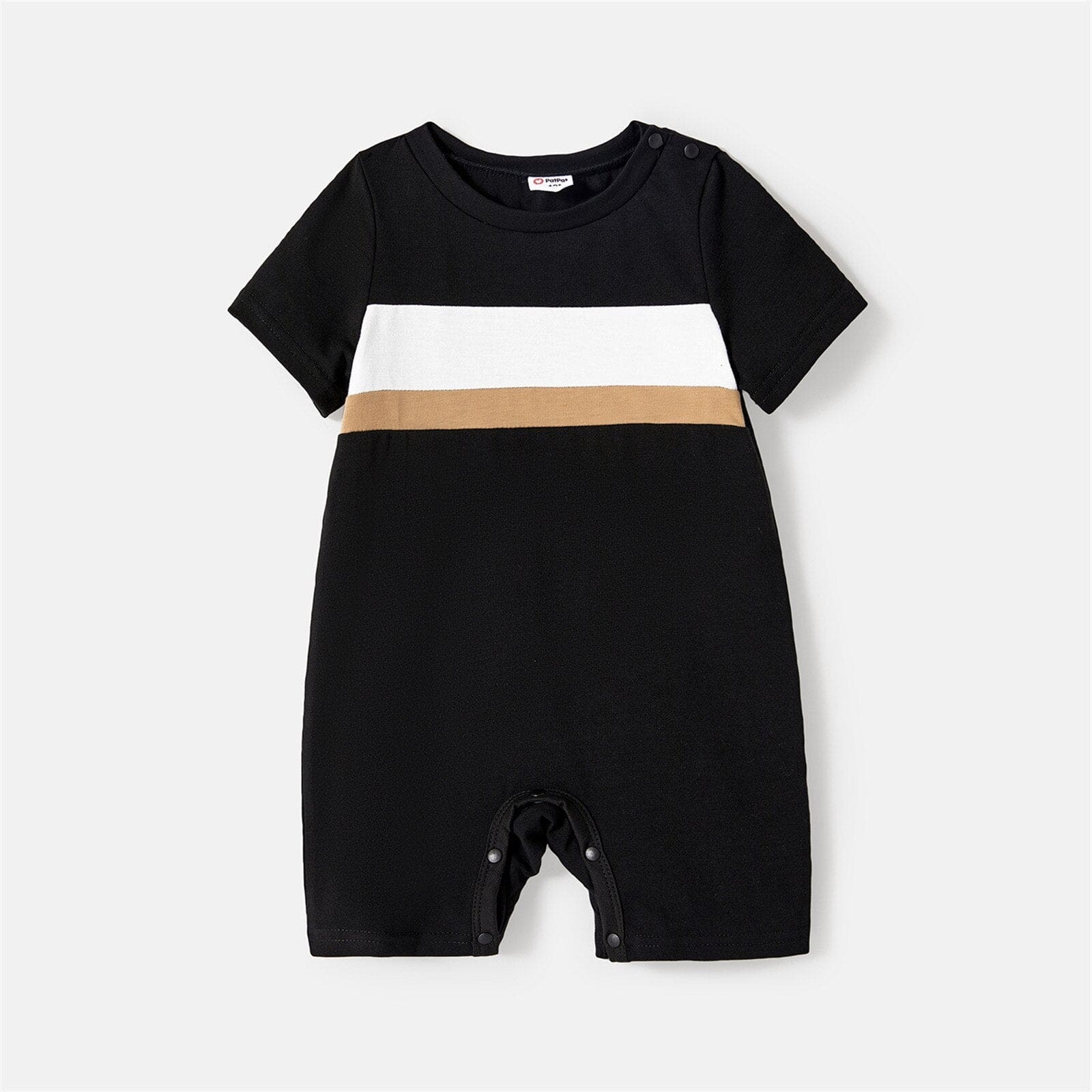 Ensemble De Vêtements Coordonnés En Noir, Blanc Et Beige – Image 6