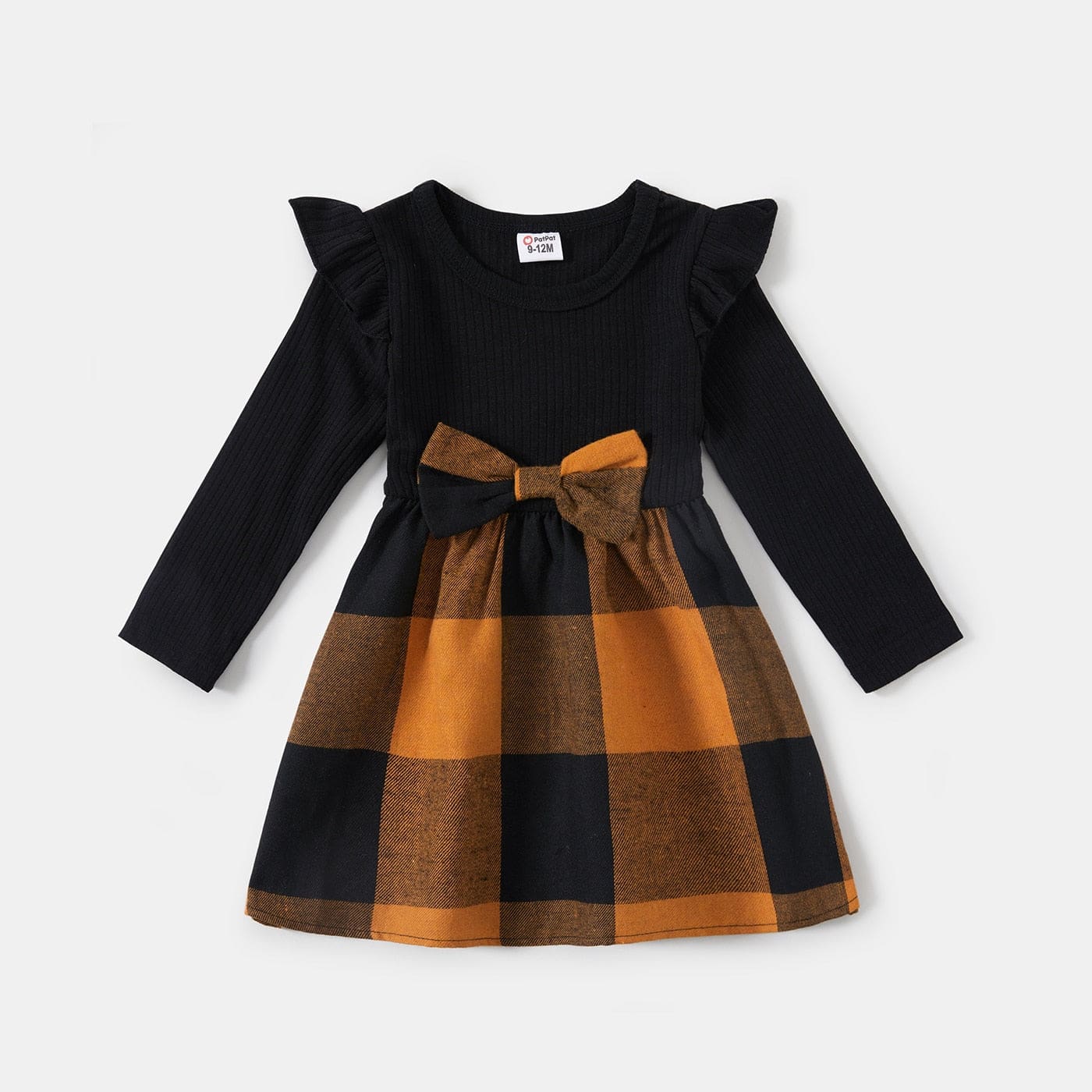 Ensemble Vestimentaire À Motif Écossais Couleur Moutarde – Image 5