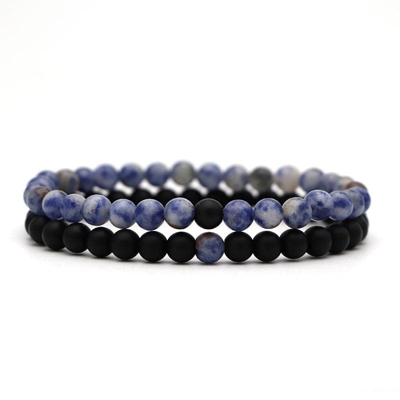 Bracelet Couple Pierre Bracelet Couple Mon Mini Moi Lot de 2 bracelets