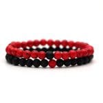 Bracelet Couple Rouge Bracelet Couple Mon Mini Moi Lot de 2 bracelets 