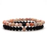 Bracelet de Couple Perle Bracelet Couple Mon Mini Moi Lot de 2 bracelets 