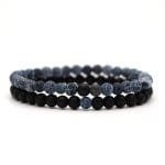 Bracelet Perle pour Couple Bracelet Couple Mon Mini Moi Lot de 2 bracelets 