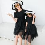 Robe De Gala Assortie Mère Et Fille Pour Cérémonie