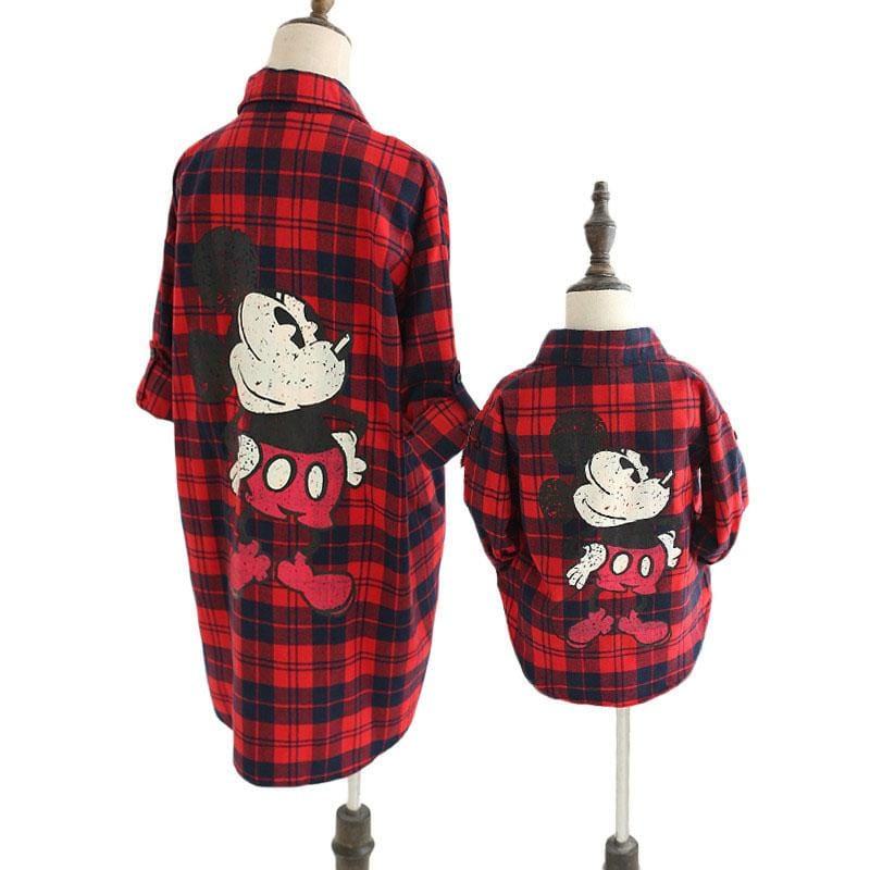 Chemise Assortie Mere Fille Disney