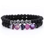 Duo de Bracelet Couple Bracelet Couple Mon Mini Moi Taille S 16-17cm 