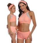 Maillot De Bain Femme Avec Short Assorti Maillot de Bain Mere Fille Mon Mini Moi Maman S 