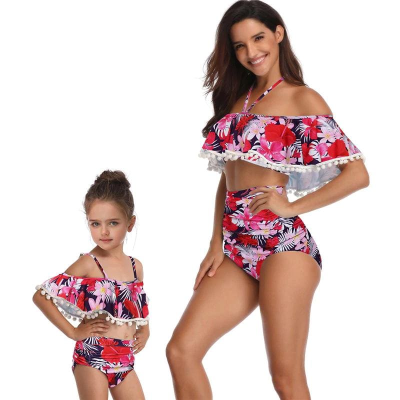 Maillot De Bain Mere Fille Assorti – Image 3