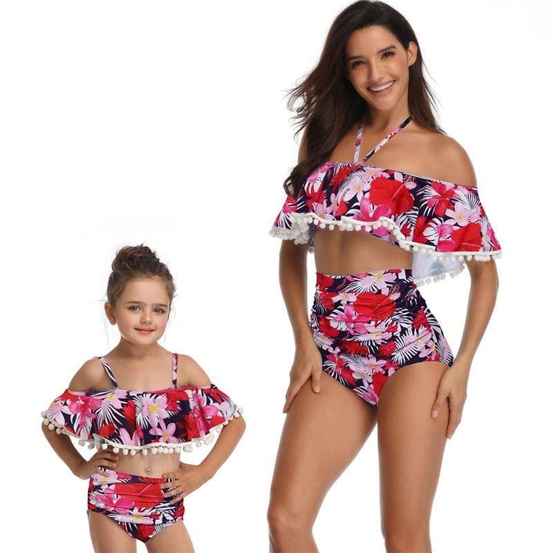 Maillot De Bain Mere Fille Assorti