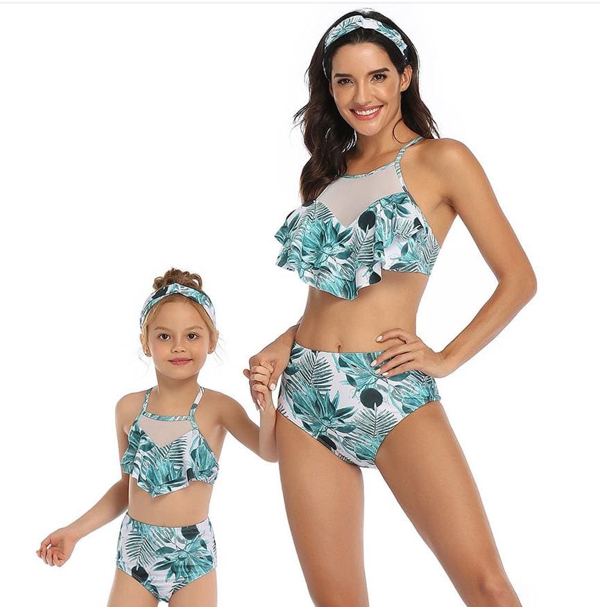 Maillot De Bain Mere Fille Exotique – Image 2