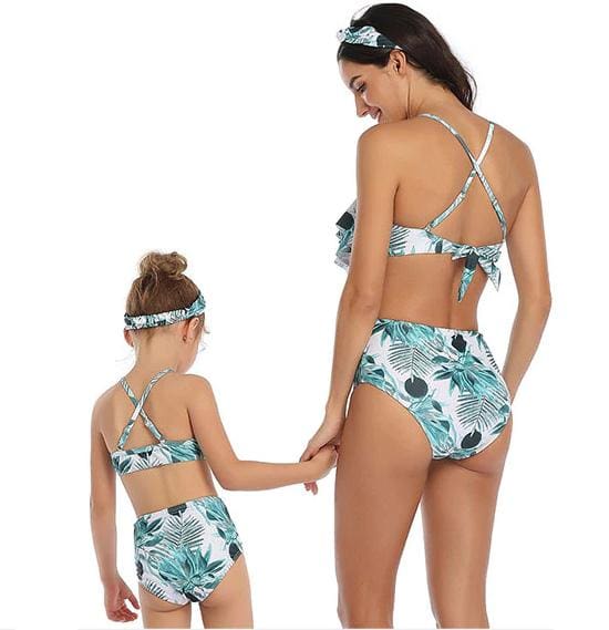 Maillot De Bain Mere Fille Exotique – Image 3