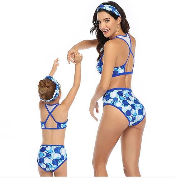 Maillot De Bain Mere Fille Sport – Image 3