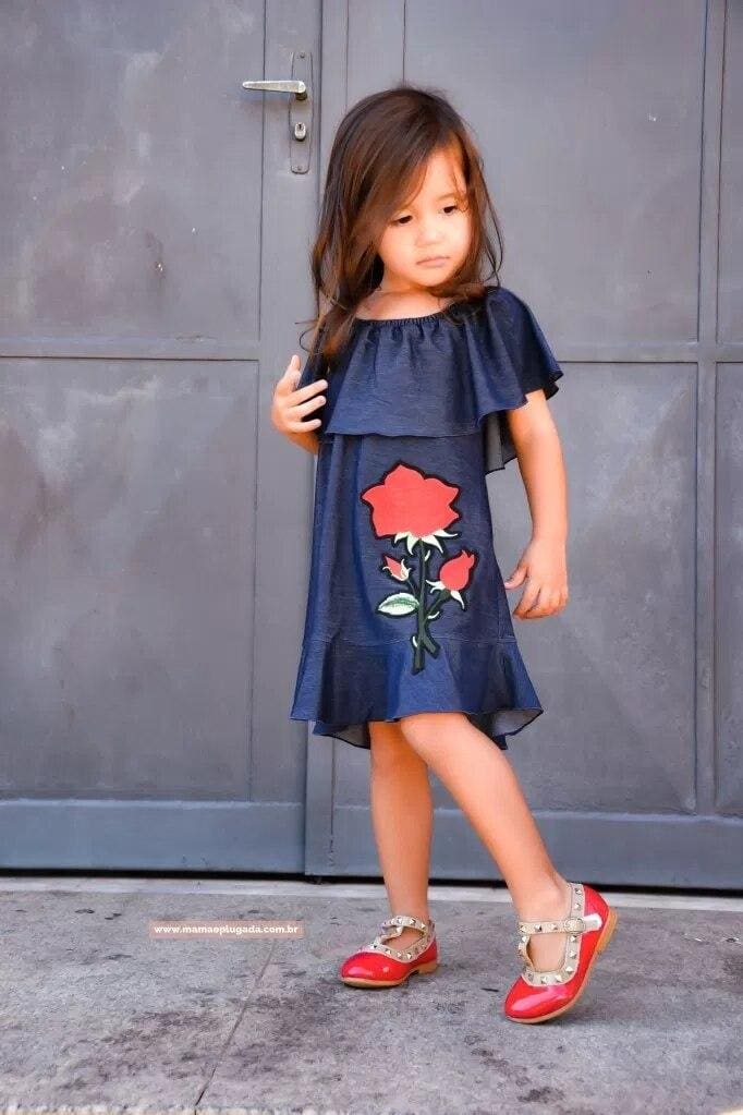 Robe En Jean Mère Et Fille – Image 3