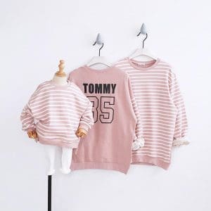 Pull Assorti Famille Pulls et Tops Assortis Mon Mini Moi Rose Maman S 