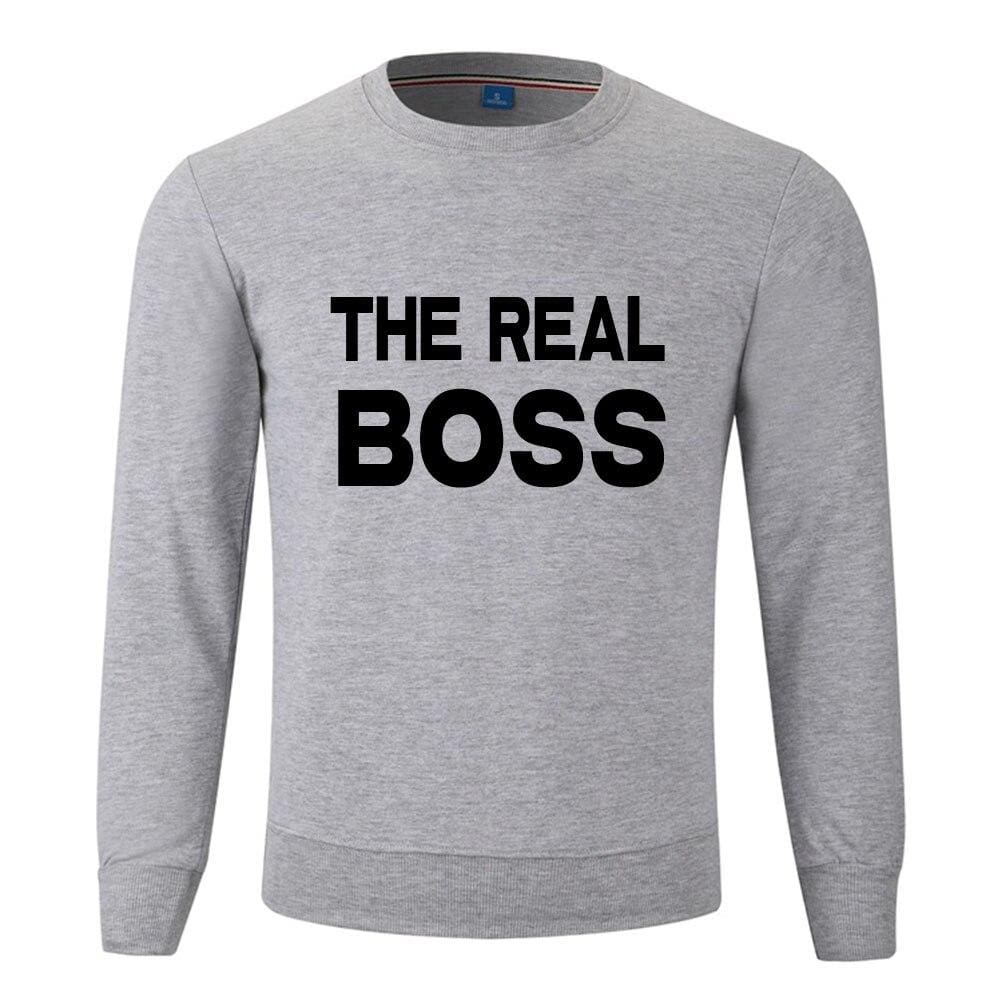 Pull Couple Pulls et Tops Assortis Mon Mini Moi Gris Real Boss S