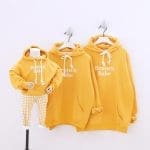 Pull De Noel Identique Famille Pulls et Tops Assortis Mon Mini Moi Jaune Maman S 