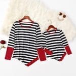 Pull Duo Mère-Fille À Rayures