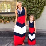 Robe Longue Coordonnée Pour Mère Et Fille