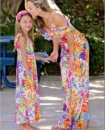 Robe De Plage Assortie Mère Et Fille