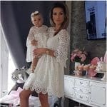 Ensemble Robe Assortie Blanche Mère Et Fille