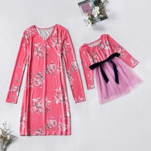 Robe De Cérémonie Assortie Pour Mère Et Fille