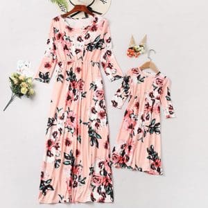 Robe Assortie Pour Fille Et Mère Pour Événements Formels