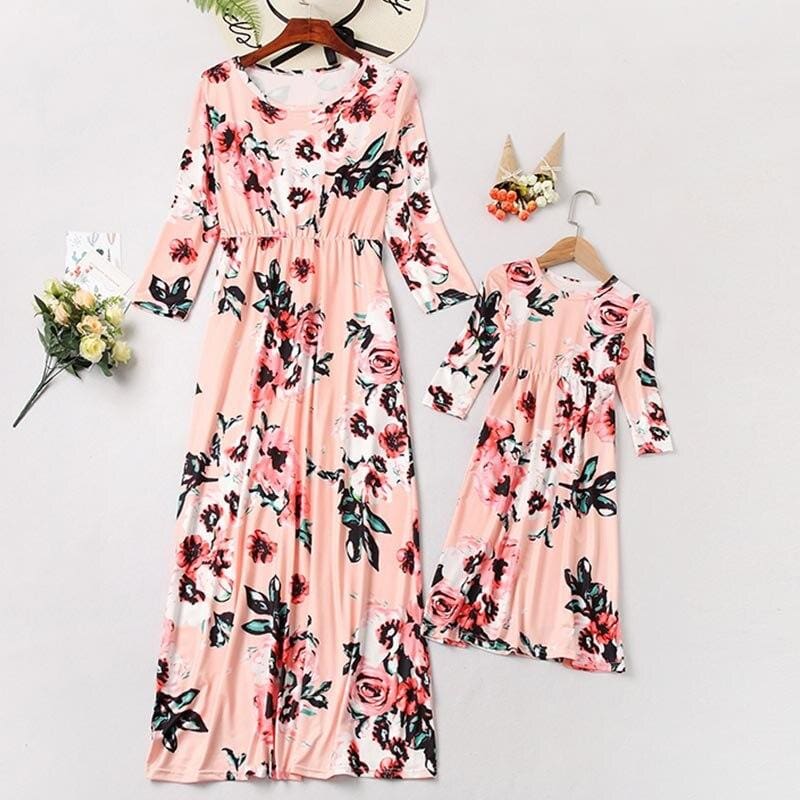 Robe Assortie Pour Fille Et Mère Pour Événements Formels