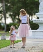 Tenue De Soirée Assortie Mère Et Fille