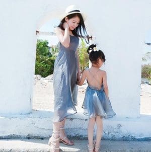 Tenue De Soirée Assortie Pour Mère Et Fille