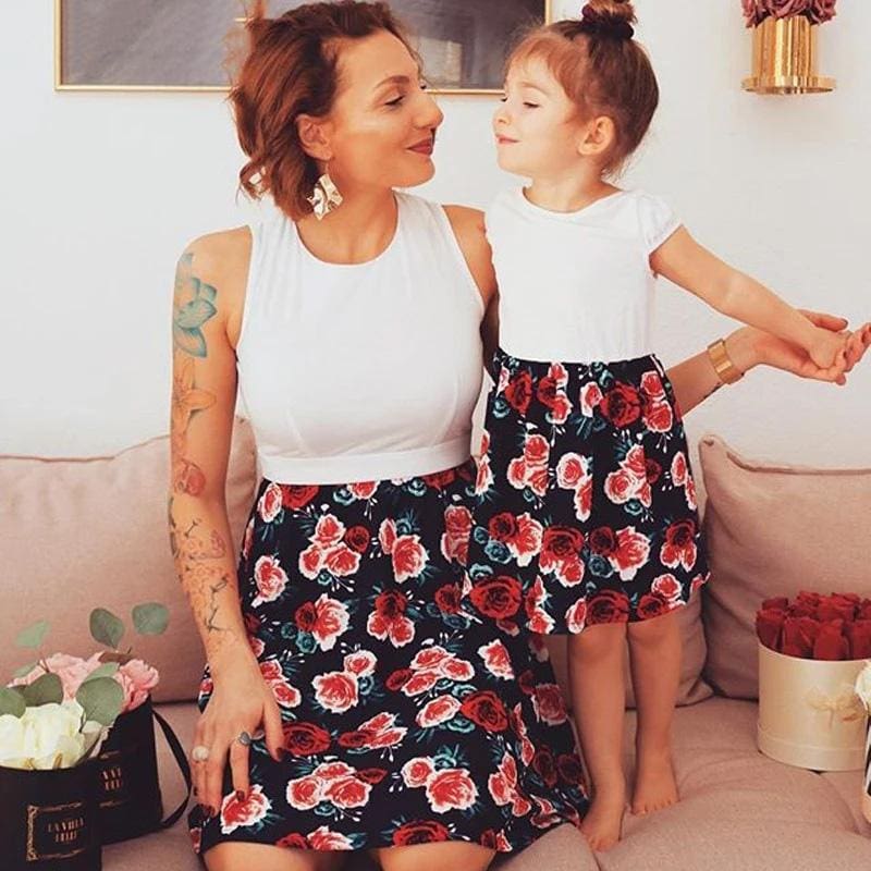 Ensemble De Robes Assorties Pour Mère Et Fille