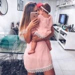 Robe Courte Mere Fille Rose Robe Mere Fille Mon Mini Moi Maman S 