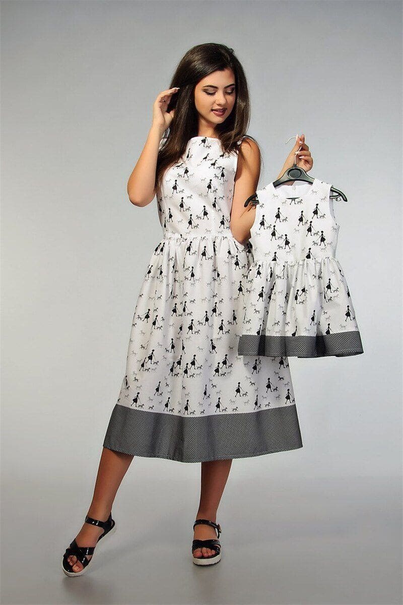 Robe De Soirée Assortie Pour Mère Et Enfant – Image 2