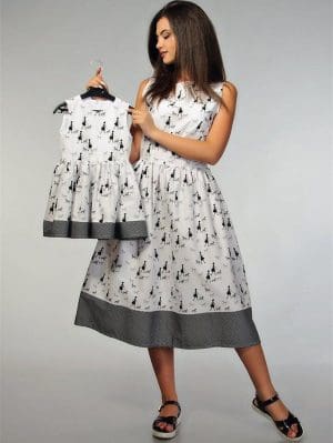 Robe De Soirée Assortie Pour Mère Et Enfant