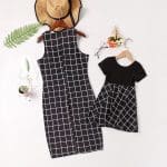 Robe D'Événement Nocturne Pour Mère Et Enfant