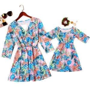 Robe Coordonnée Pour Mère Et Enfant