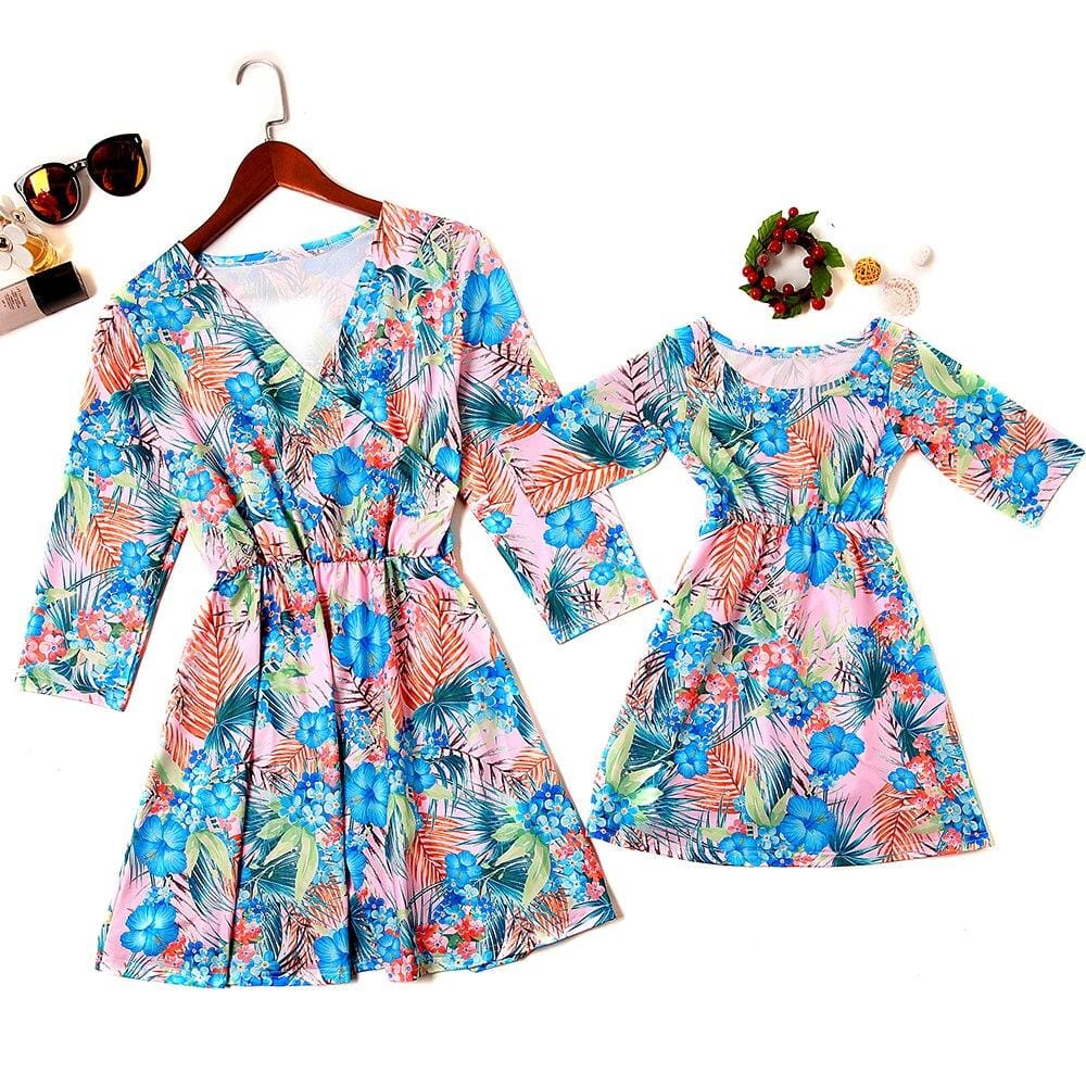Robe Coordonnée Pour Mère Et Enfant