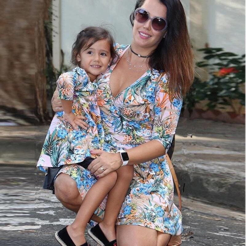 Robe Coordonnée Pour Mère Et Enfant – Image 4